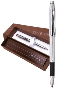 Cross Century II Engraved Chrome SET